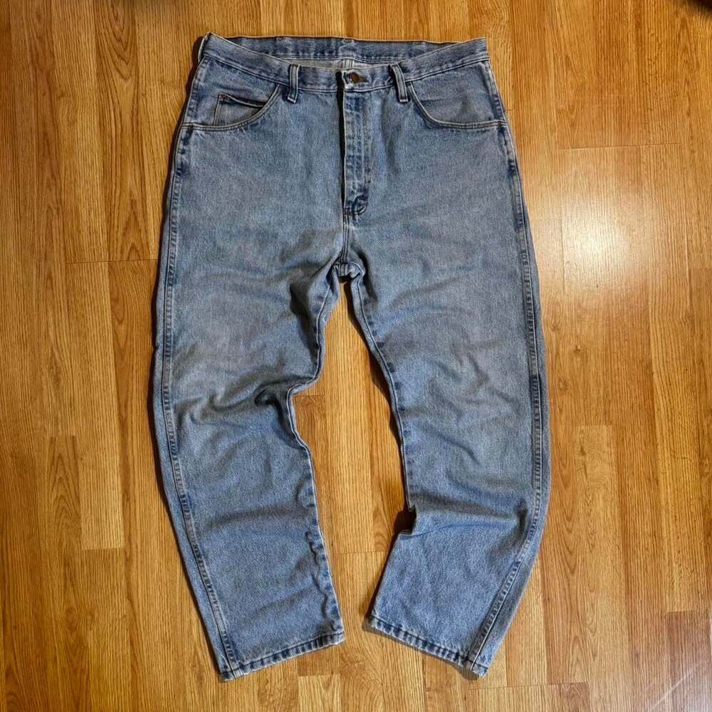 Rustler Vintage Light Wash Denim Jeans 36x30